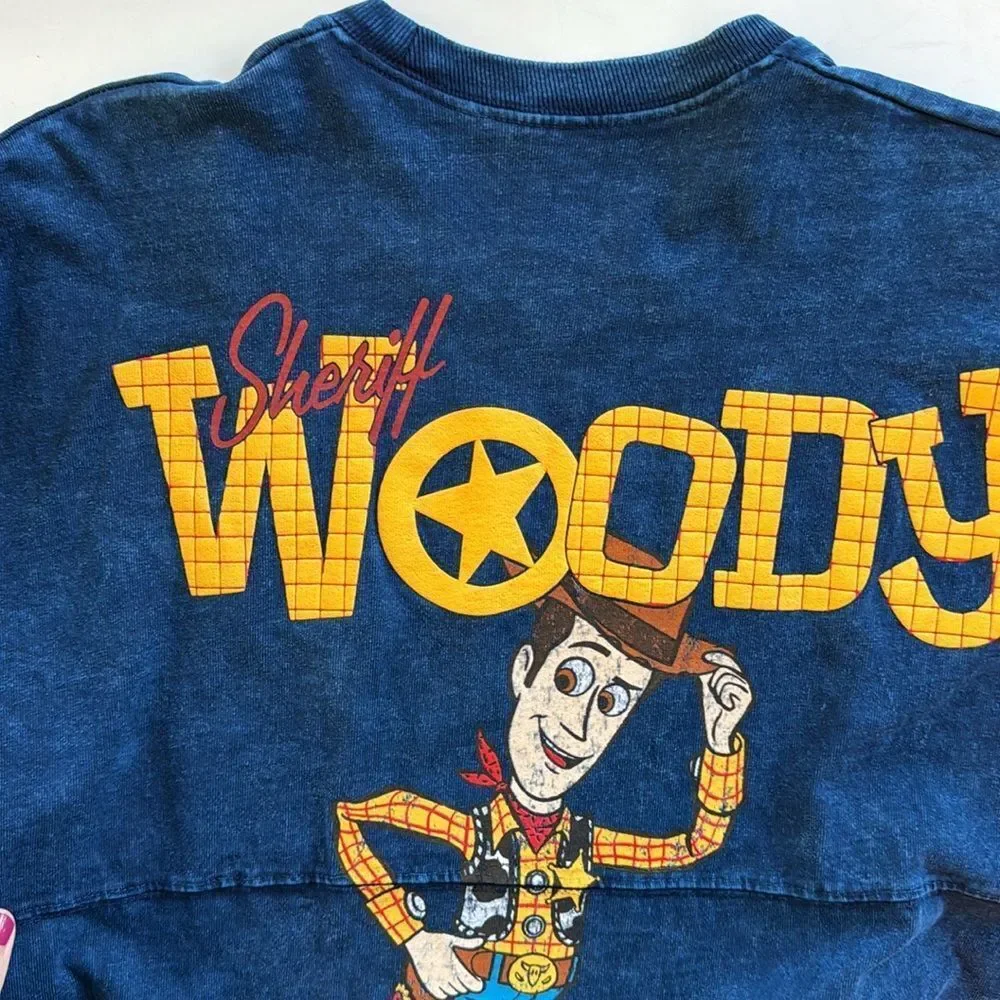 Sheriff Woody Disney Pixar Toy Story Adult Spirit Jersey Oversized Size Small - Picture 6 of 14